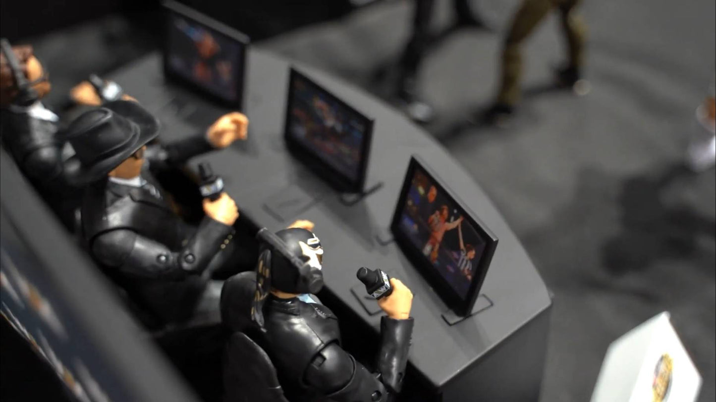 2023 AEW Jazwares Unrivaled Collection Ringside Exclusive Commentary Pack