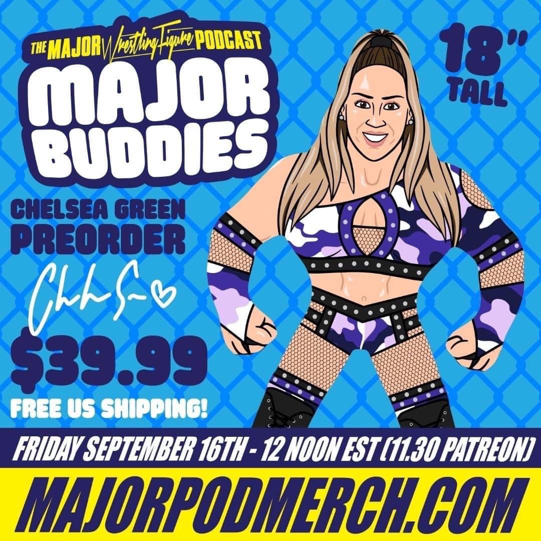 2022 Major Wrestling Figure Podcast Major Buddies Series 3 Chelsea Green