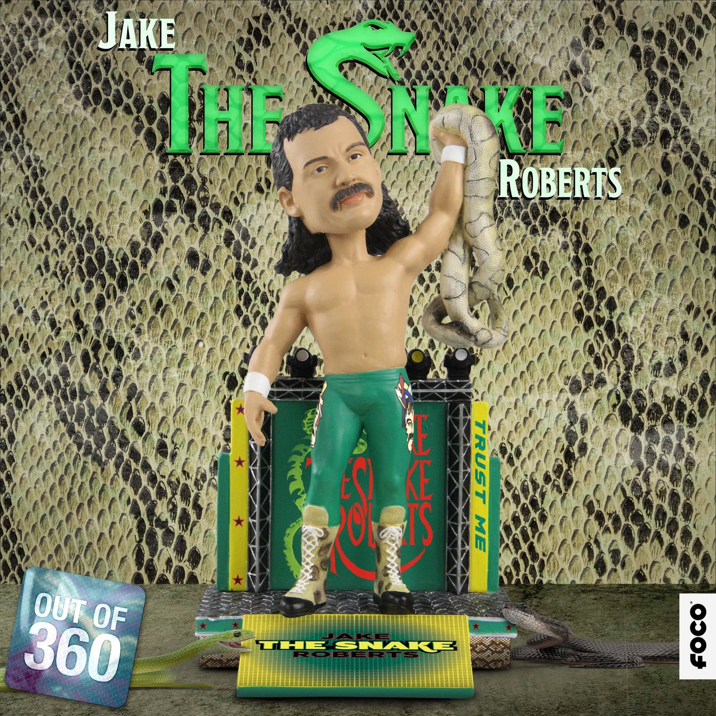 2023 WWE FOCO Bobbleheads Limited Edition Jake "The Snake" Roberts