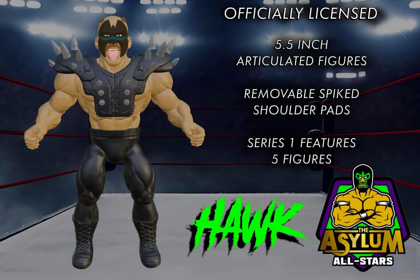2023 Asylum All-Stars Series 1 #02 Road Warrior Hawk