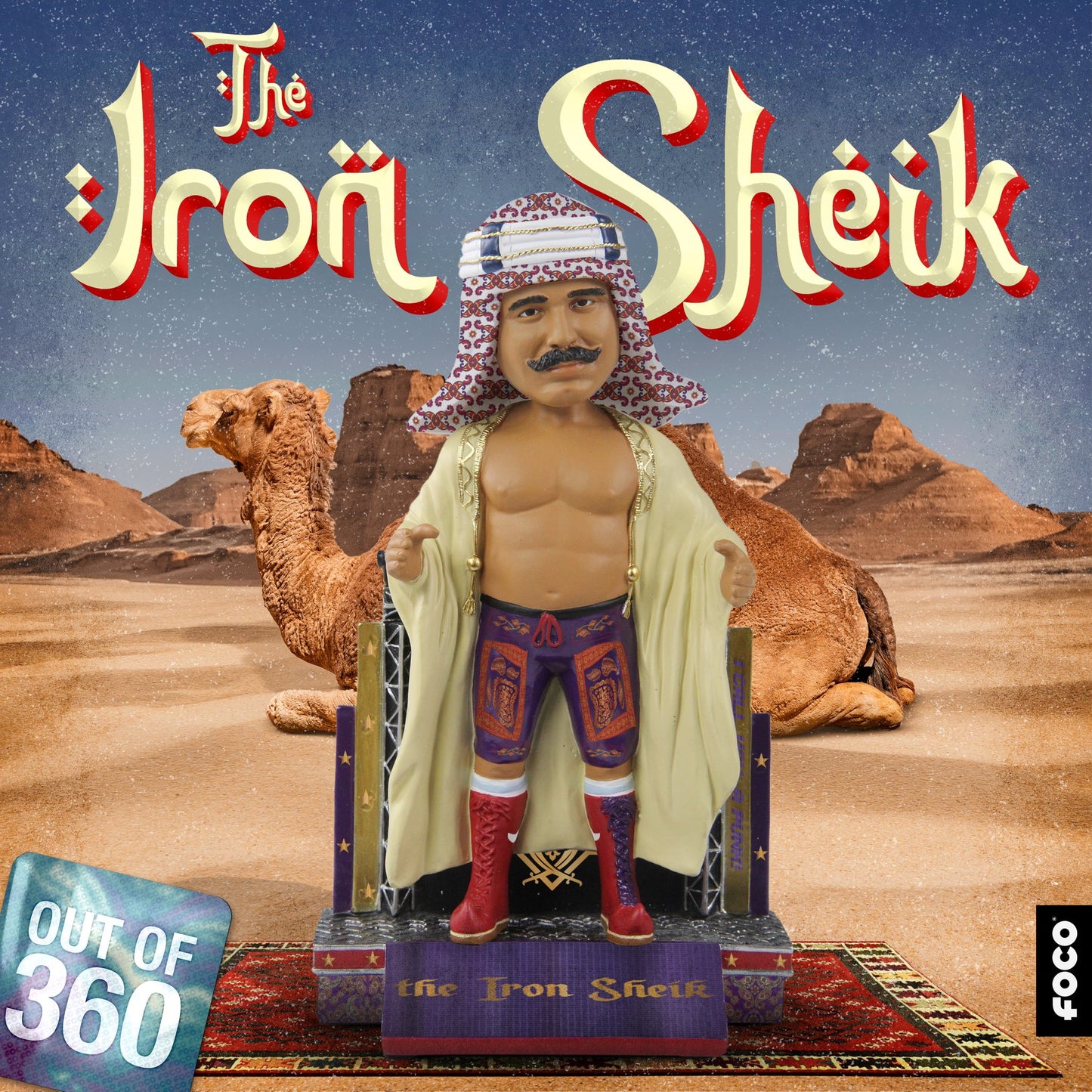 2023 WWE FOCO Bobbleheads Limited Edition Iron Sheik