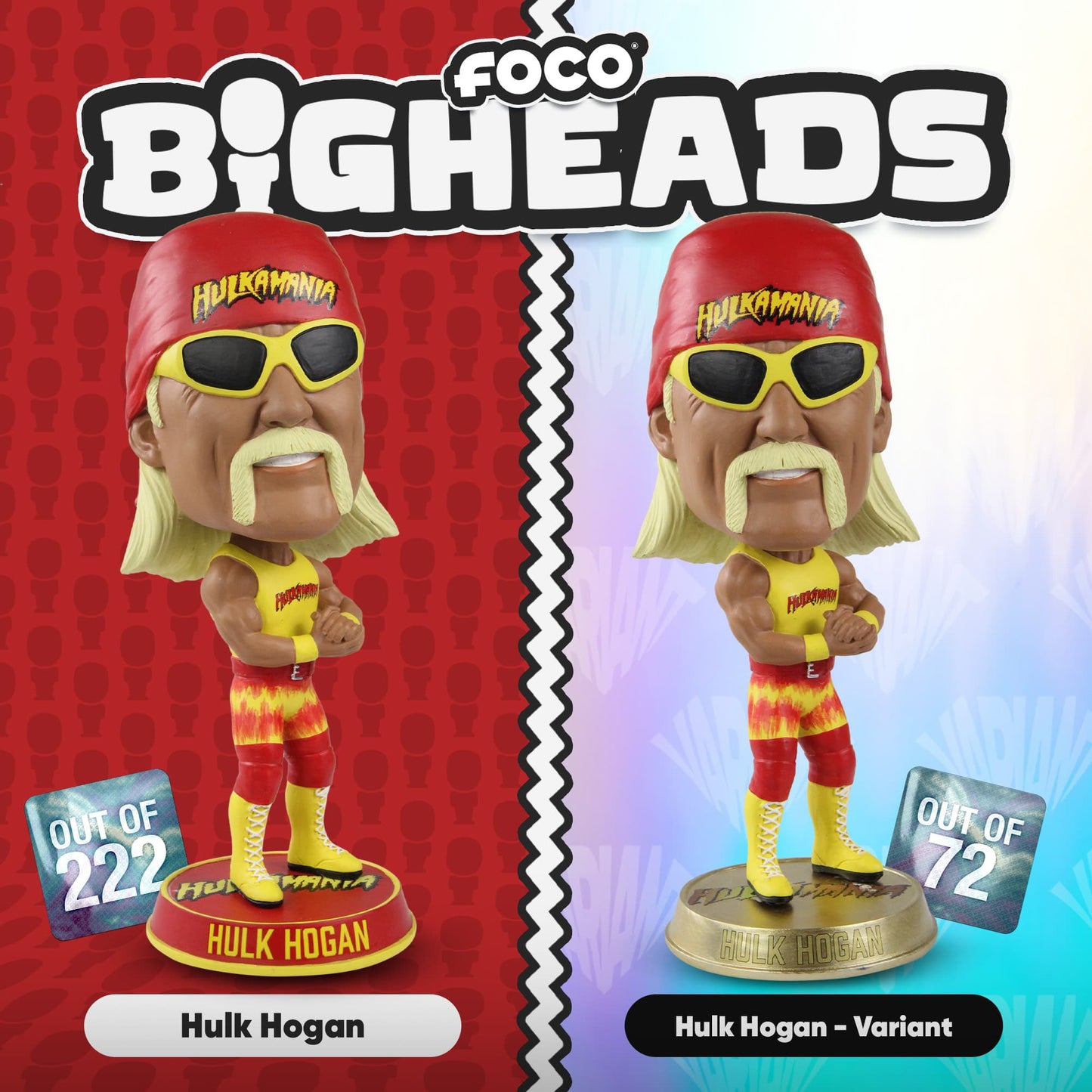 2023 WWE FOCO Bigheads Limited Edition Hulk Hogan