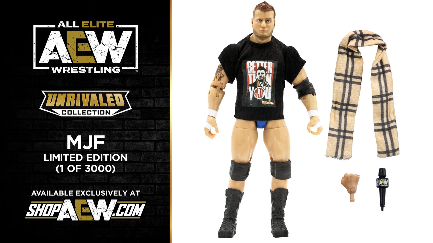 2022 AEW Jazwares Unrivaled Collection Shop AEW Exclusive #05 MJF