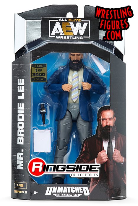  All Elite Wrestling - 6-Inch Brodie Lee Figure with Accessories  - Unmatched Collection Series 3 : Everything Else