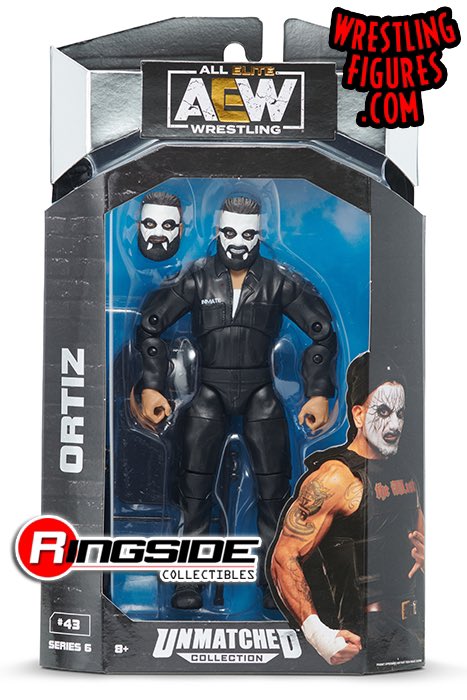 Ortiz AEW Unrivaled Collection Series 4 Wrestling Action Figure New In Box Ortiz AEW Unrivaled Collection Series 4 Wrestling Action Figure New In Box