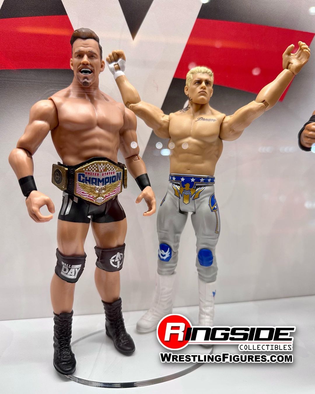 2023 WWE Mattel Basic Championship Showdown Series 14 Austin Theory & Cody Rhodes
