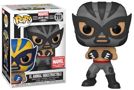 2021 Marvel Collector Corps Exclusive Lucha Libre Edition Funko POP! 711 El Animal Indestructible