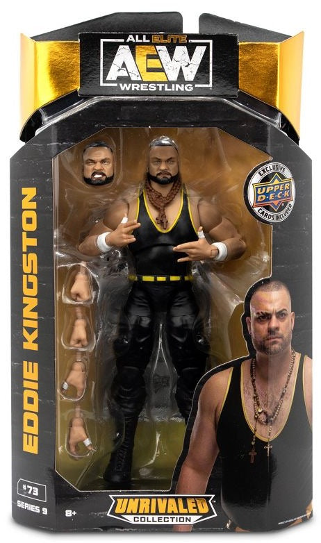 2022 AEW Jazwares Unrivaled Collection Series 9 #73 Eddie Kingston [With Cards]