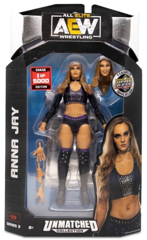 2022 AEW Jazwares Unmatched Collection Series 3 #23 Anna Jay [Chase Edition]