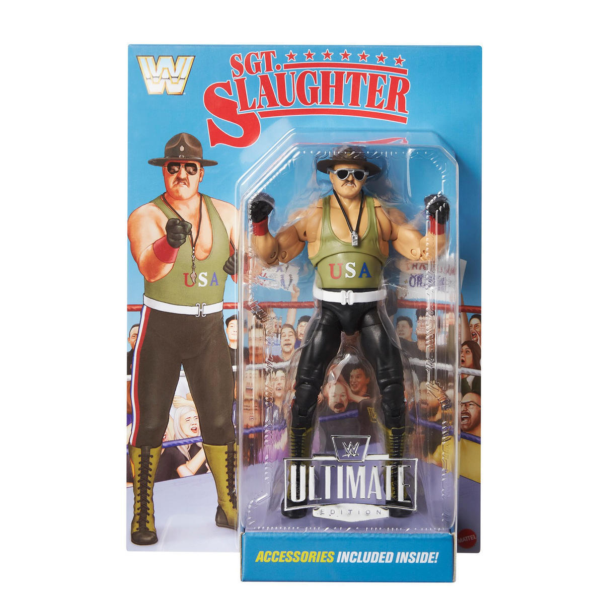 2021 WWE Mattel Ultimate Edition SDCC Exclusive Sgt. Slaughter