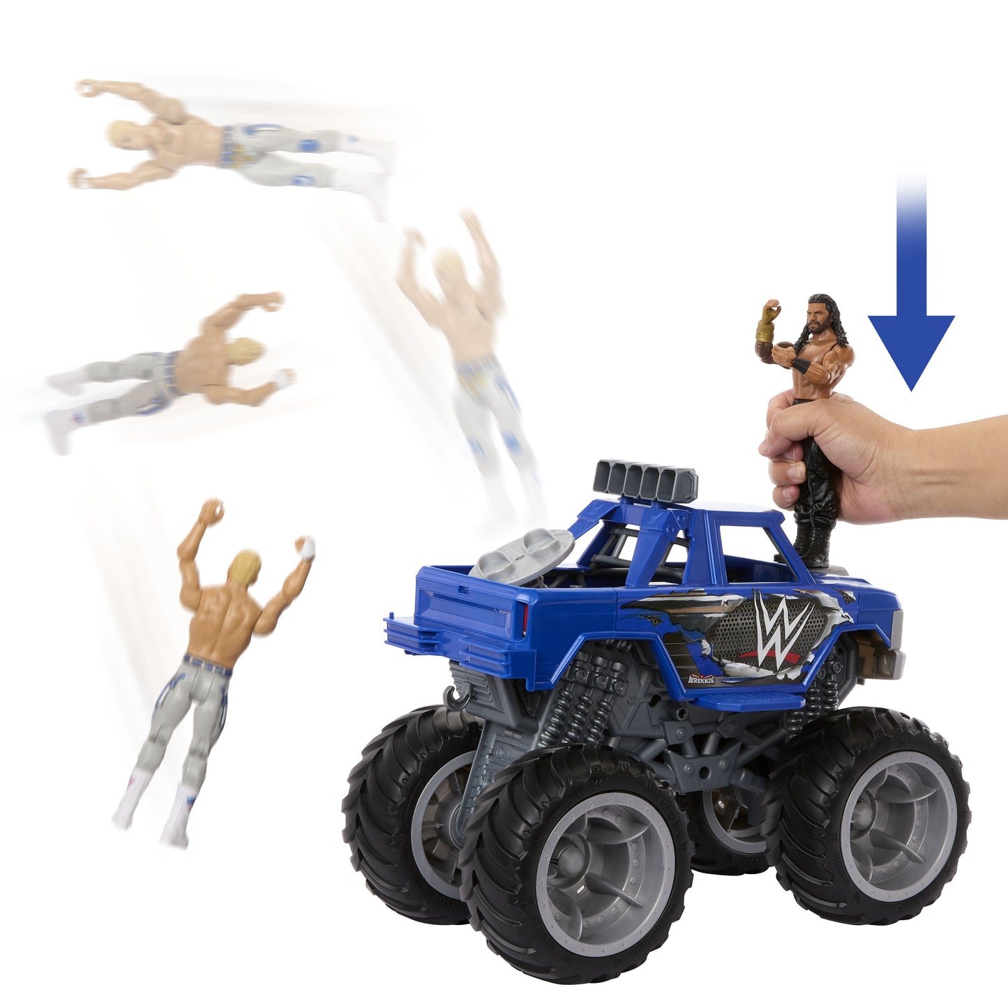 2023 WWE Mattel Wrekkin' Slam Crusher Monster Truck