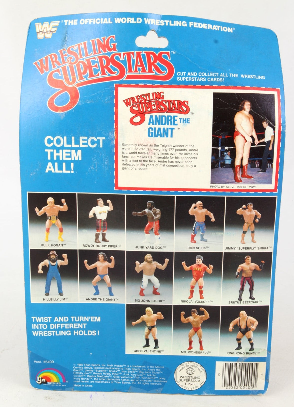 1985 WWF LJN Wrestling Superstars Series 1 Andre the Giant