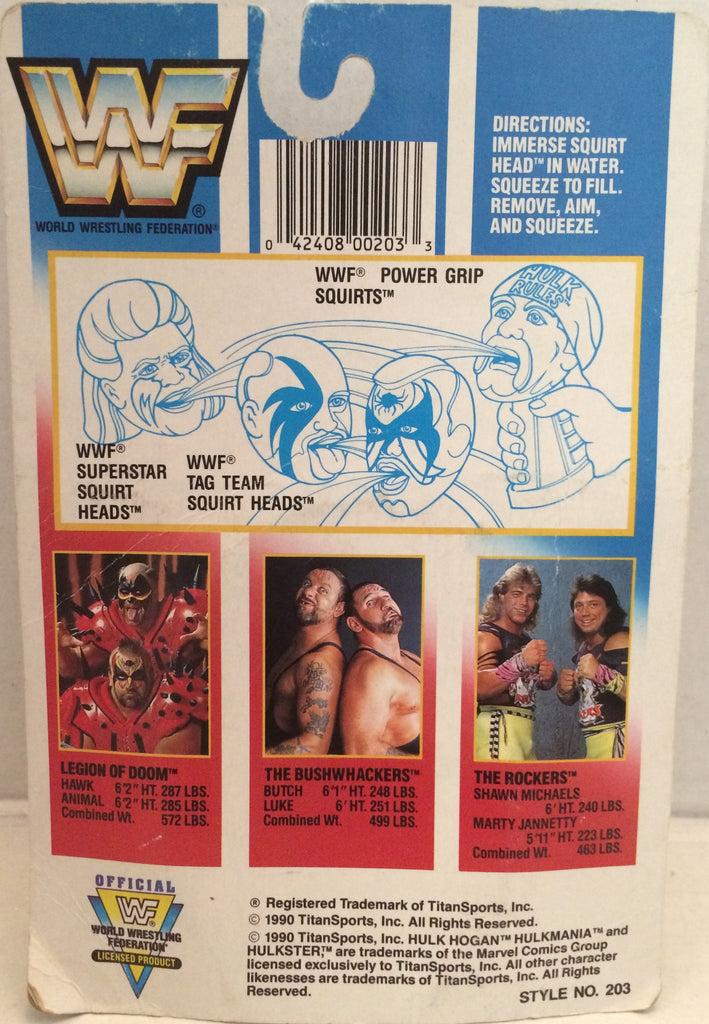 1990 WWF Multi Toys Squirt Heads The Rockers: Shawn Michaels
