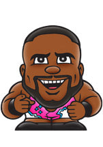 2016 Party Animal Toys WWE TeenyMates Series 2 Big E