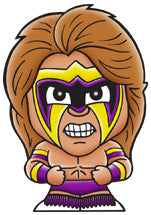 2016 Party Animal Toys WWE TeenyMates Series 2 Ultimate Warrior