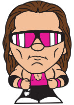 2015 Party Animal Toys WWE TeenyMates Series 1 Bret "Hitman" Hart