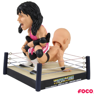 2019 WWE FOCO Bobbleheads WrestleMania 13 Bret Hart vs. Stone Cold Steve Austin