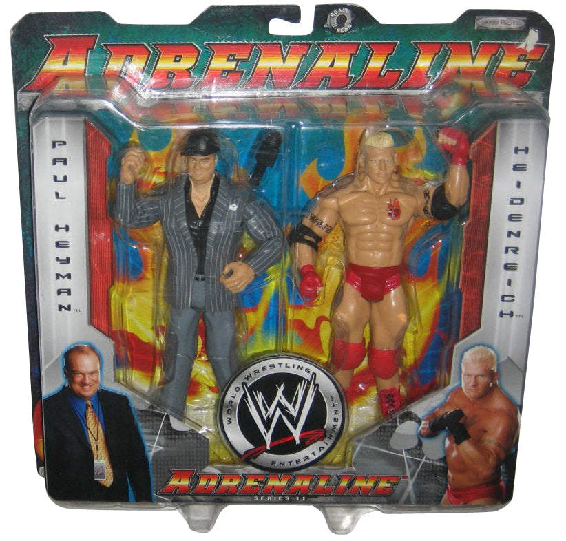 2005 WWE Jakks Pacific Adrenaline Series 11 Paul Heyman & Heidenreich