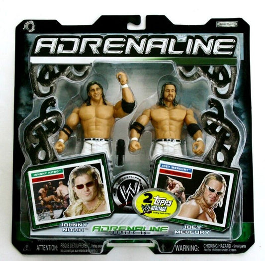 2006 WWE Jakks Pacific Adrenaline Series 16 Johnny Nitro & Joey Mercury