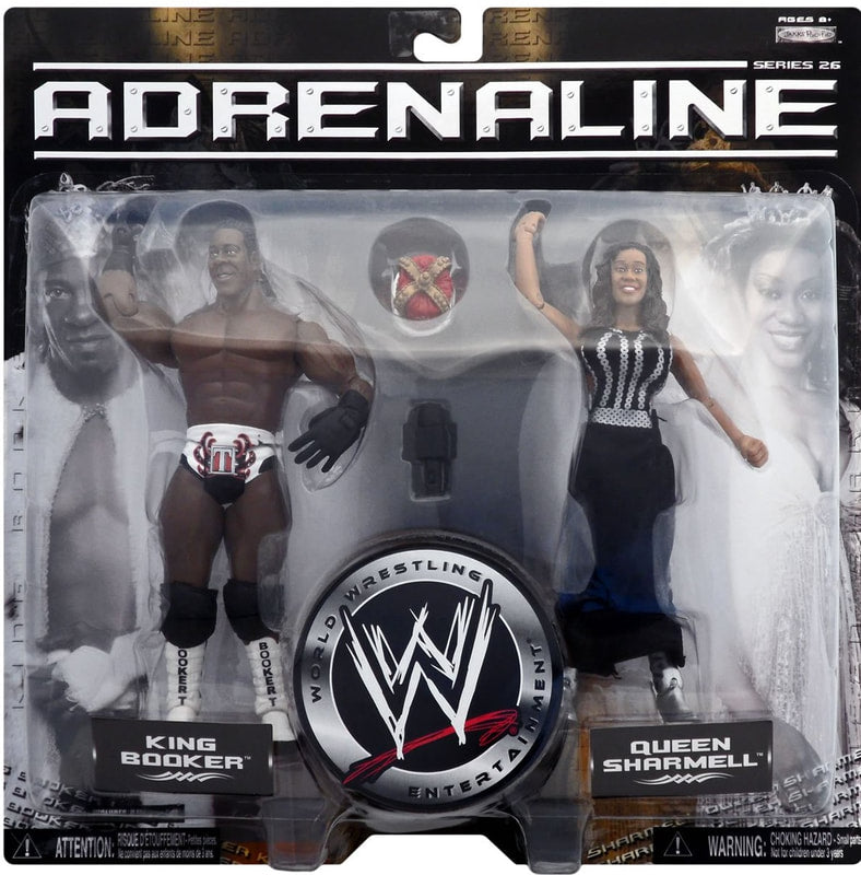 JAKKS：WWE ADRENALINE SERIES 26 キング・ブッカー＆クィーン・シャ