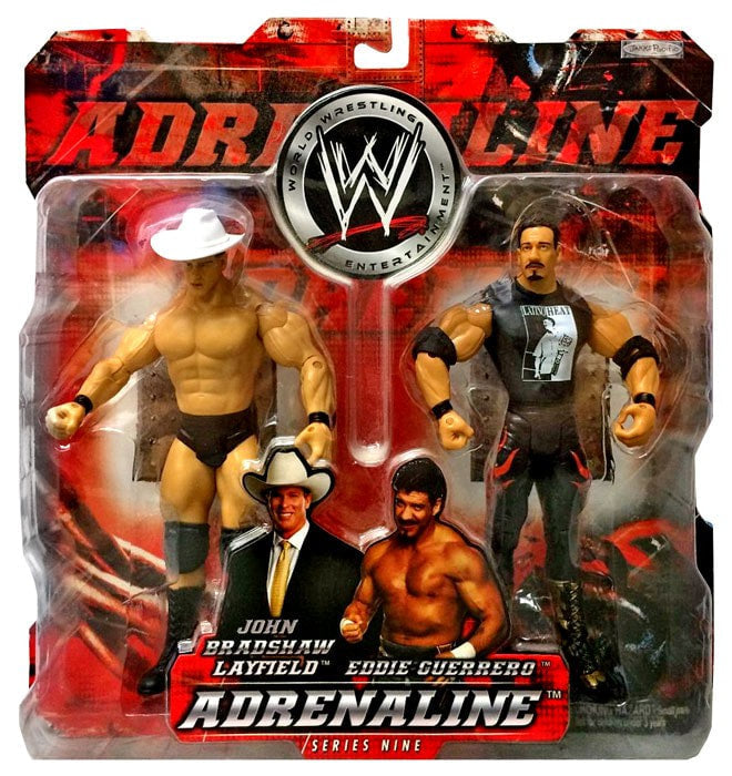2004 WWE Jakks Pacific Adrenaline Series 9 John Bradshaw Layfield & Eddie Guerrero
