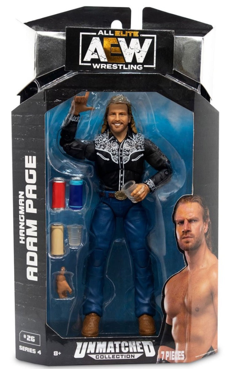 AEW UNMATCHED COLLECTION SERIES 4 #26 HANGMAN ADAM PAGE NEW WWE
