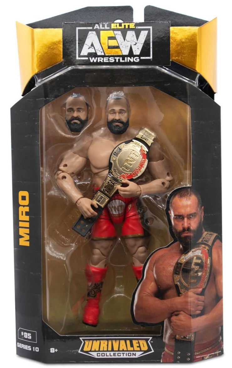 Ringside Taz - AEW Unrivaled 10 Toy Wrestling Action Figure