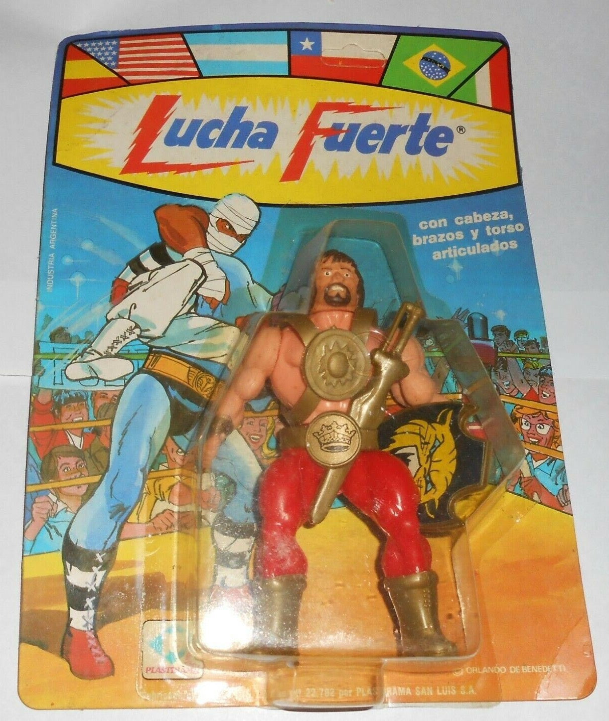 1988 Plastirama Lucha Fuerte Ayax: El Gladiador del Espacio