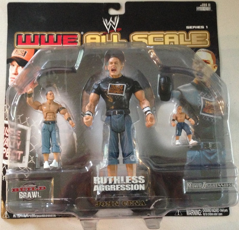 2008 WWE Jakks Pacific WWE All Scale Series 1 John Cena