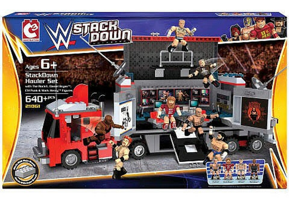 2014 WWE Bridge Direct StackDown Series 2 StackDown Series Hauler Set