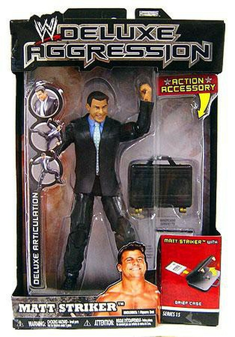 2008 WWE Jakks Pacific Deluxe Aggression Series 15 Matt Striker