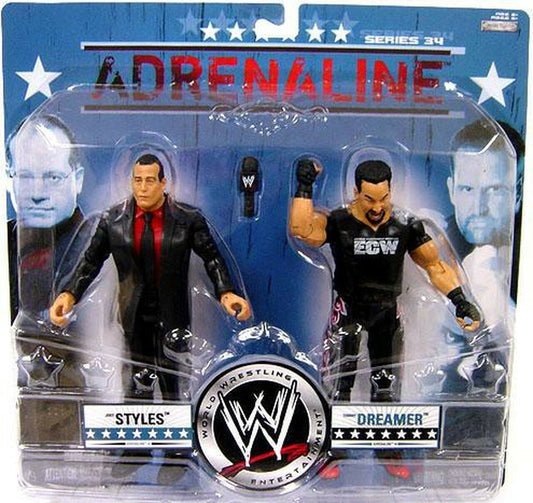 2009 WWE Jakks Pacific Adrenaline Series 34 Joey Styles & Tommy Dreamer