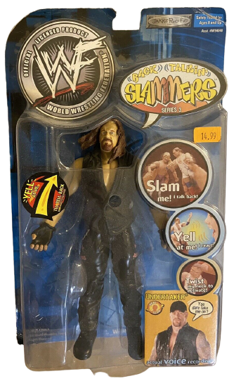 2001 WWF Jakks Pacific Back Talkin' Slammers Series 3 Undertaker