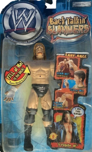 2001 WWE Jakks Pacific Back Talkin' Slammers Series 4 "Last Call" Triple H