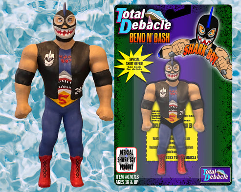 2023 Total Debacle Shirt Co. Bend 'N' Bash Shark Boy
