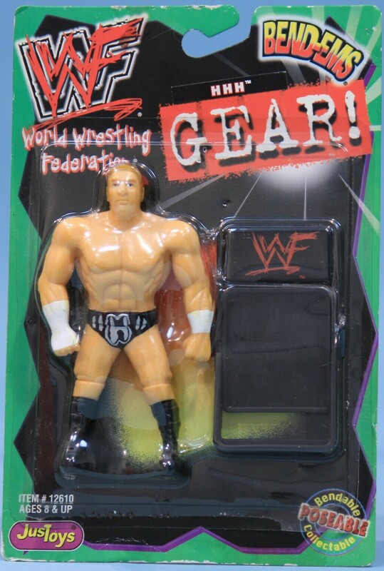 2000 WWF Just Toys Bend-Ems Gear! HHH [In Trunks] – Wrestling