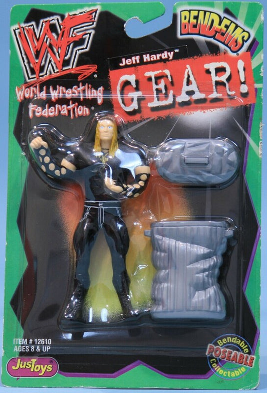 2000 WWF Just Toys Bend-Ems Gear! Jeff Hardy