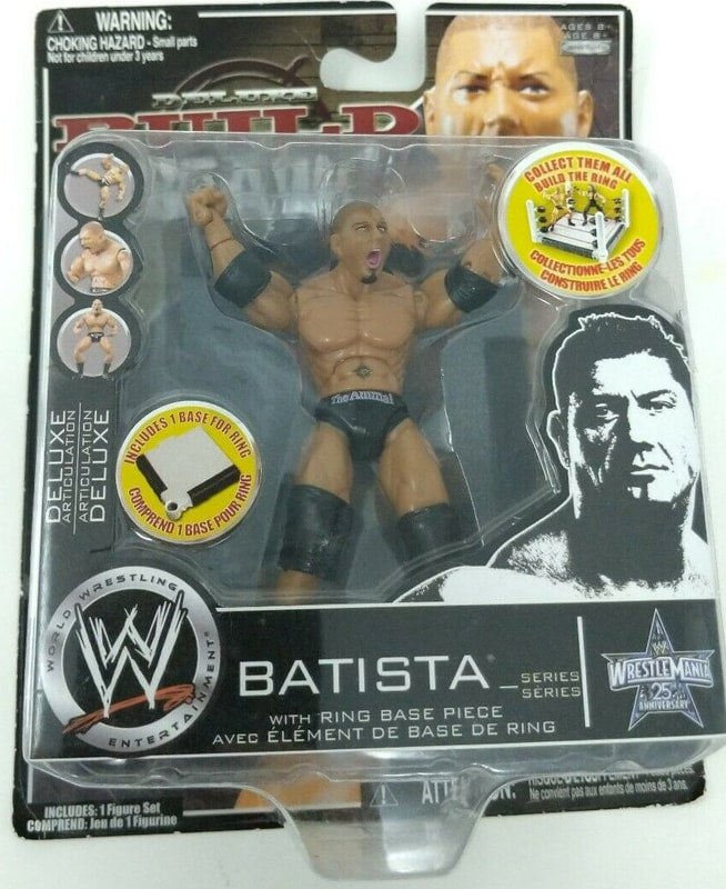 2008 WWE Jakks Pacific Deluxe Build 'N' Brawl WrestleMania XXV Batista