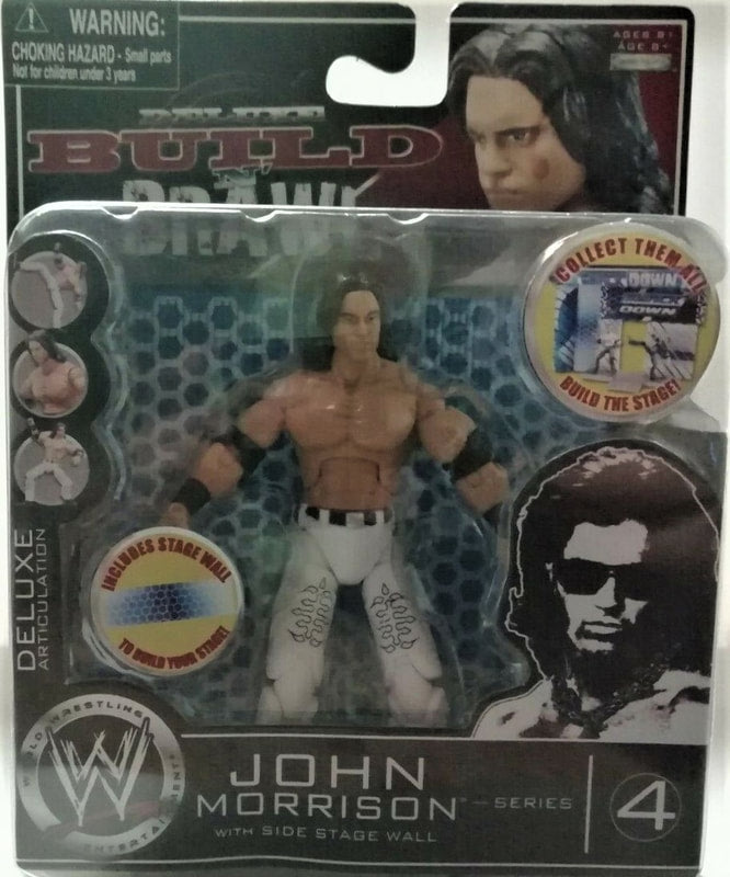 2008 WWE Jakks Pacific Deluxe Build 'N' Brawl Series 4 John Morrison