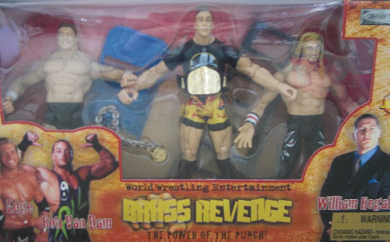 2002 WWE Jakks Pacific Titantron Live "Brass Revenge" Box Set: William Regal, Rob Van Dam & Edge