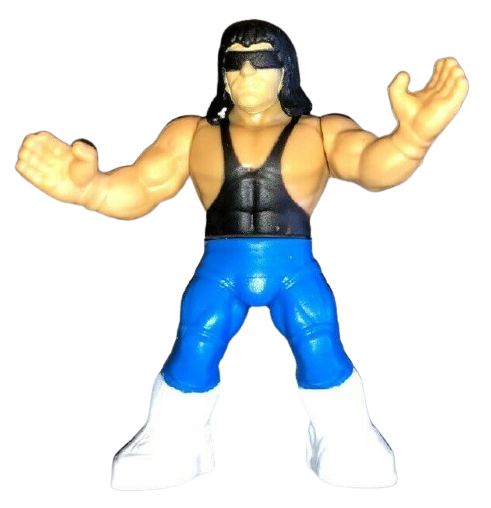 2015 WWE Mattel Mighty Minis Series 1 Bret Hart [In Black & Blue 