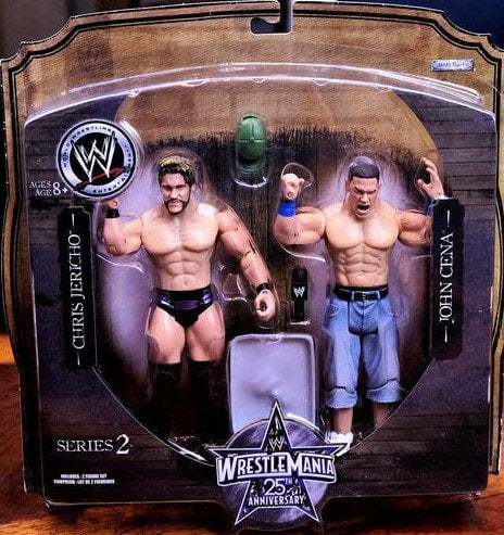 2009 WWE Jakks Pacific Ruthless Aggression WrestleMania 25th Anniversary 2-Packs Series 2: Chris Jericho & John Cena