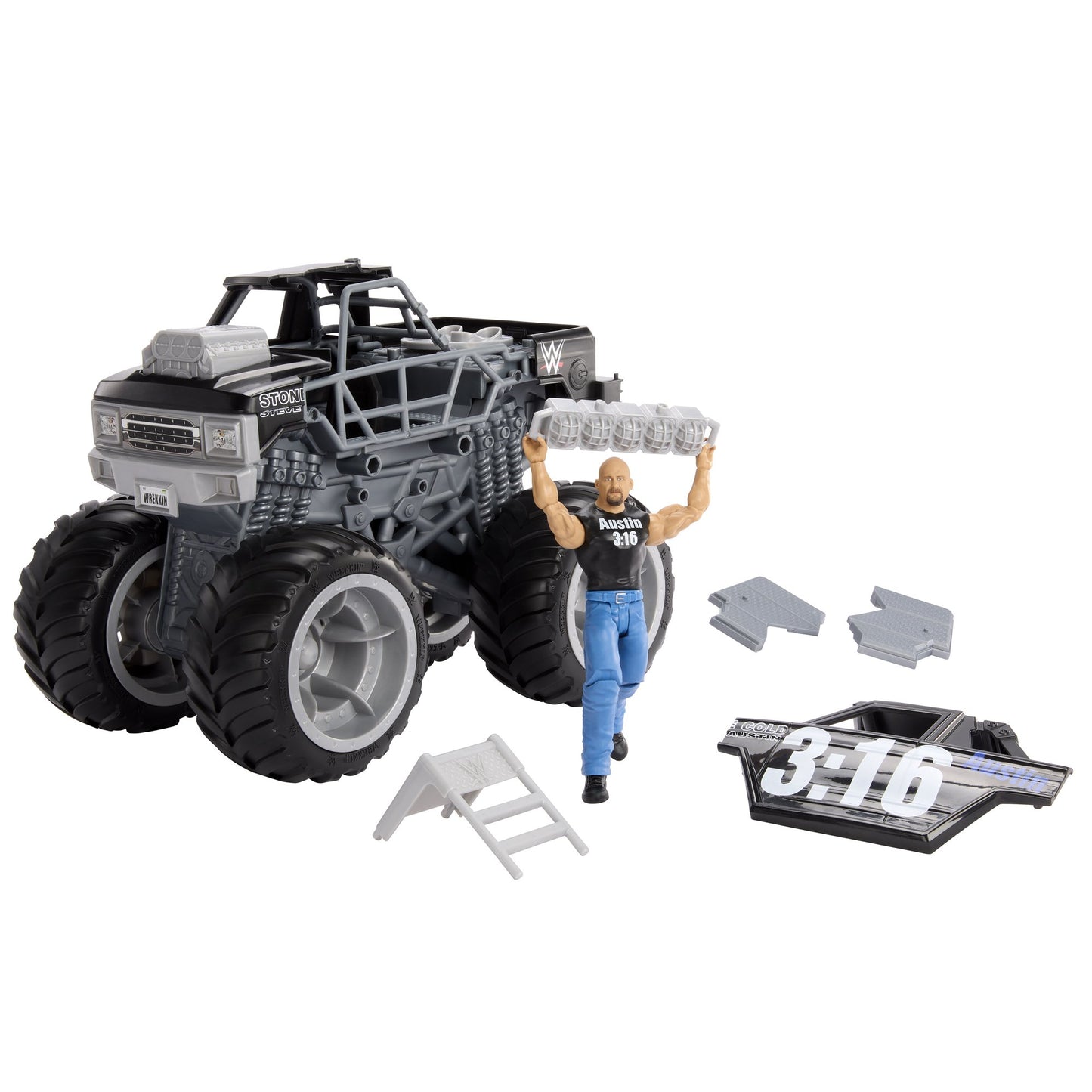 2023 WWE Mattel Wrekkin' Stone Cold Crusher Monster Truck