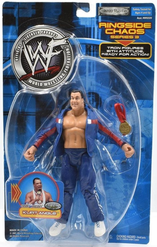 2001 WWF Jakks Pacific Titantron Live Ringside Chaos Series 3 Kurt Angle