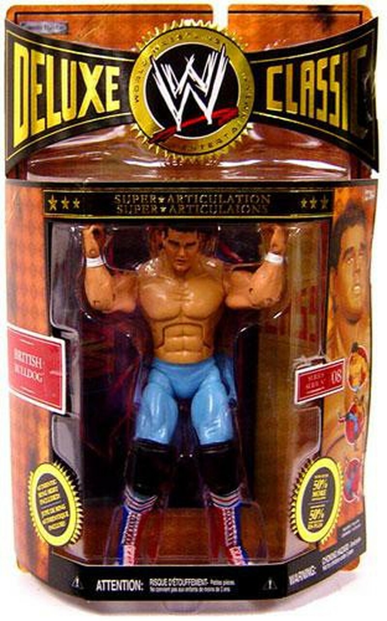 2009 WWE Jakks Pacific Deluxe Classic Superstars Series 8 British Bulldog