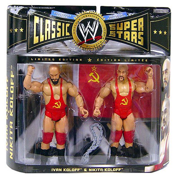 2008 WWE Jakks Pacific Classic Superstars 2-Packs Series 9 Ivan Koloff & Nikita Koloff