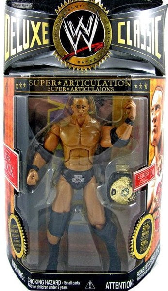 2006 WWE Jakks Pacific Deluxe Classic Superstars Series 1 The Rock