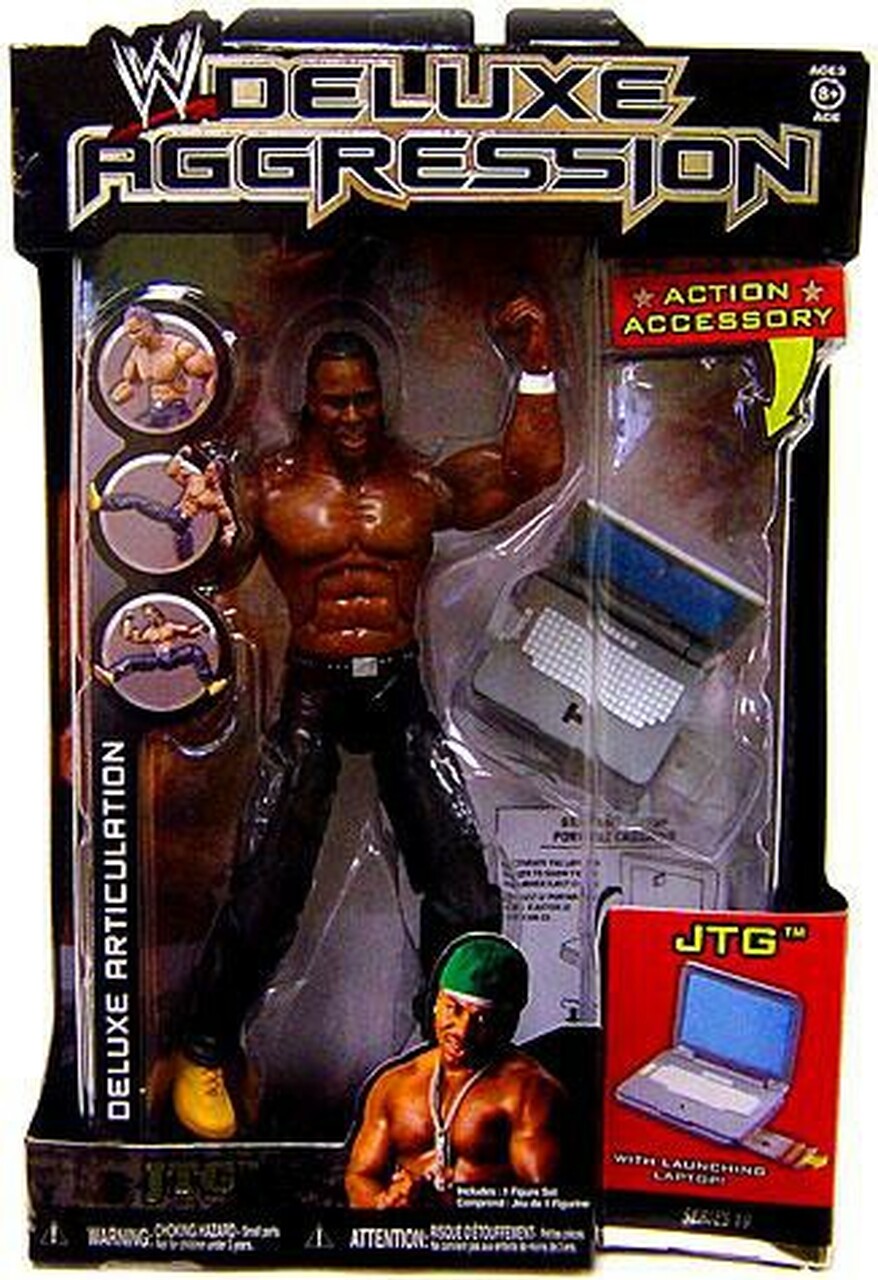 2009 WWE Jakks Pacific Deluxe Aggression Series 19 JTG – Wrestling