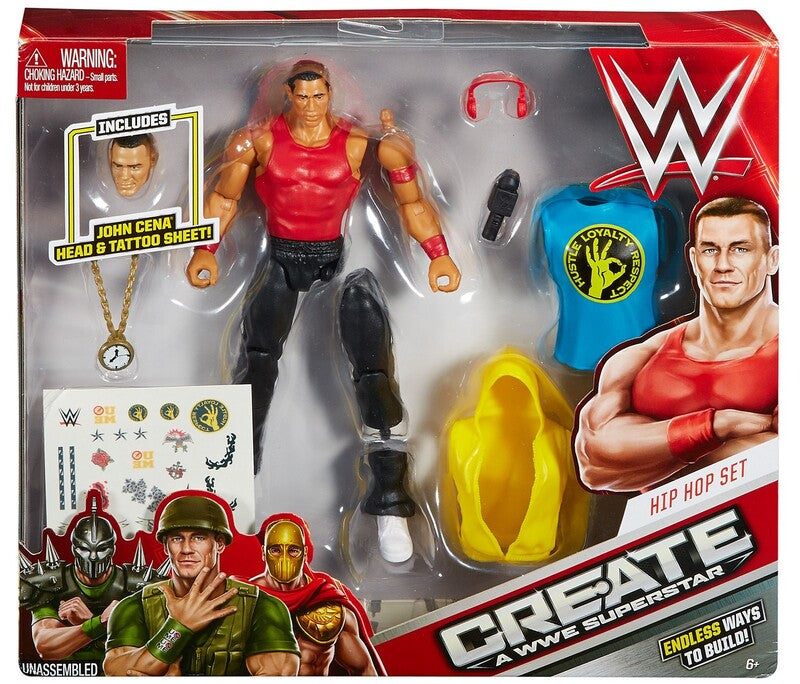 2016 WWE Mattel Create a WWE Superstar Series 2 Hip Hop Set
