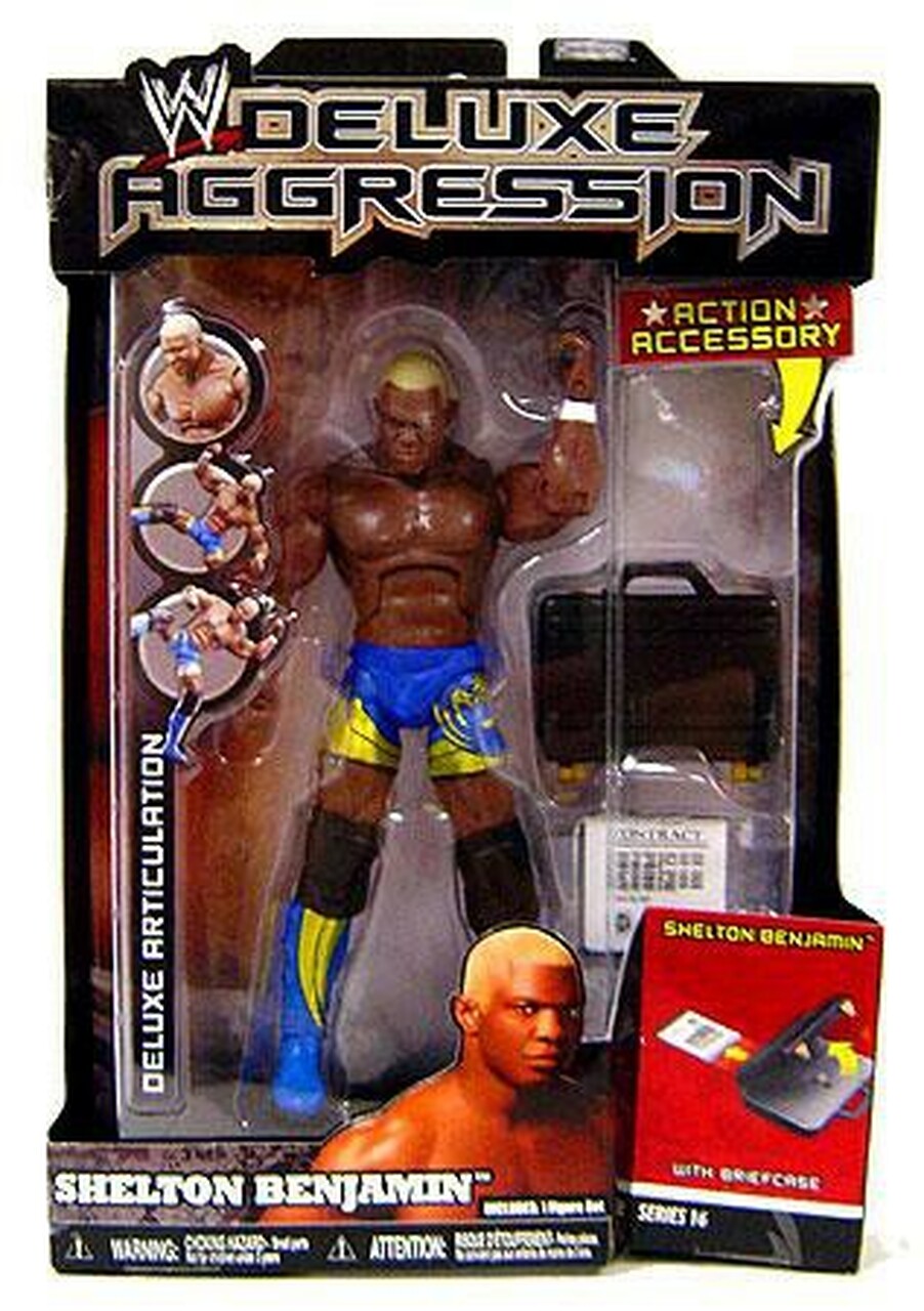 2008 WWE Jakks Pacific Deluxe Aggression Series 16 Shelton Benjamin